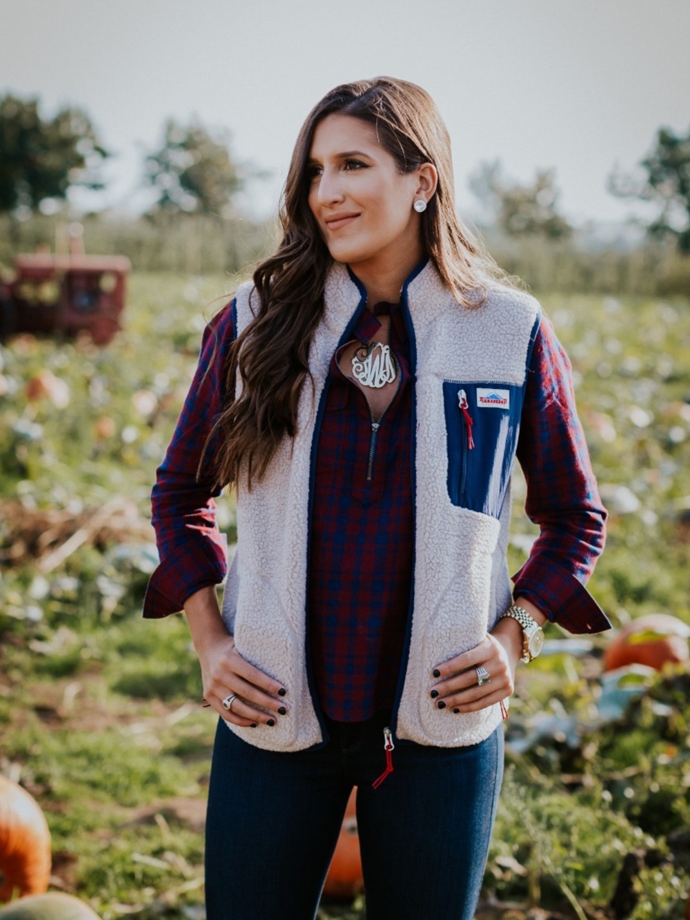 Madewell x Penfield® Lucan Fleece Vest ( IN BROWN)